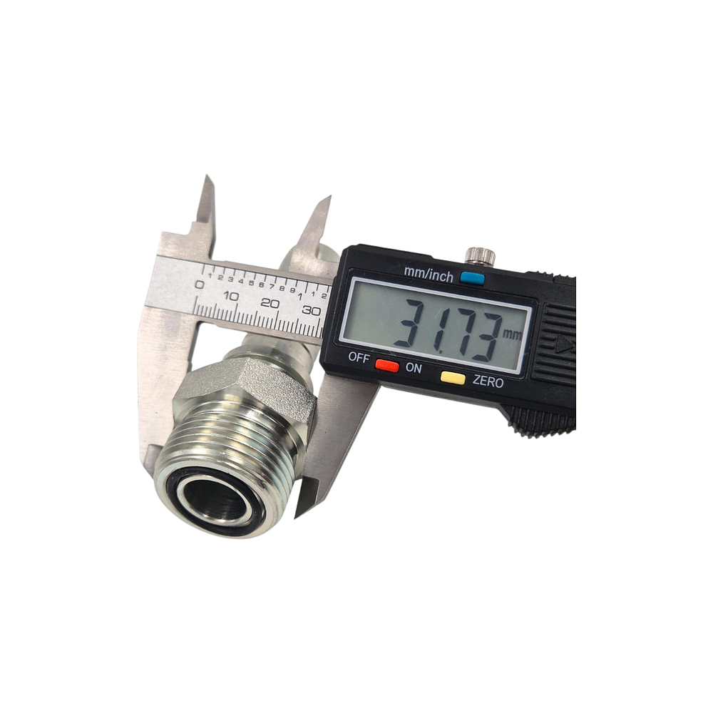 Conector Hidráulico Macho ORFS 1.3/12" pulgadas Hilo 12