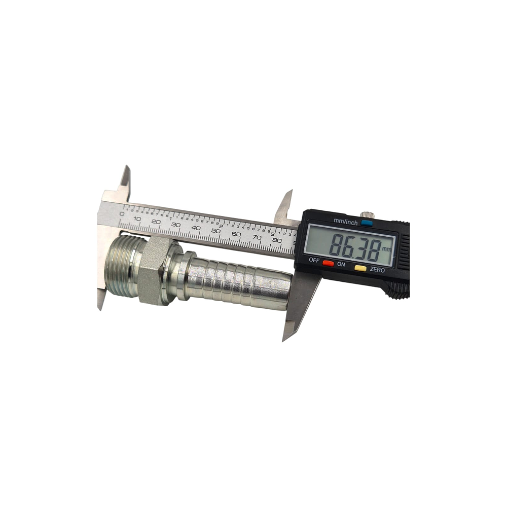 Conector Hidráulico Macho ORFS 1.3/12" pulgadas Hilo 12