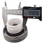 Tapa Estanque Combustible Para Hyundai 44mm Gris 