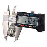 Conector Hidraulico Macho ORFS 11/16 pulgadas Hilo 16 13mm