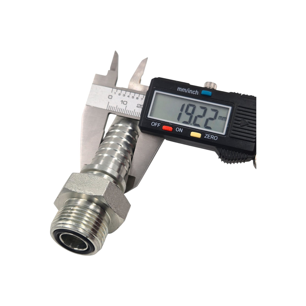 Conector Hidraulico Macho ORFS 13/16 pulgadas Hilo 16 19mm