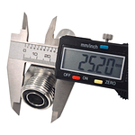 Conector Hidráulico Macho ORFS 1" pulgadas Hilo 14 19MM