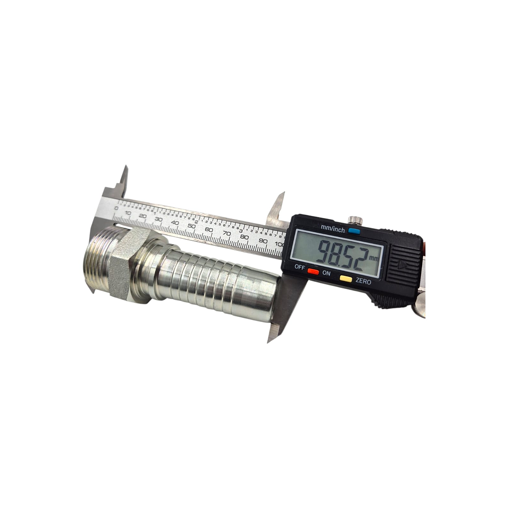 Conector Hidráulico Macho ORFS 1.7/16" pulgadas Hilo 16