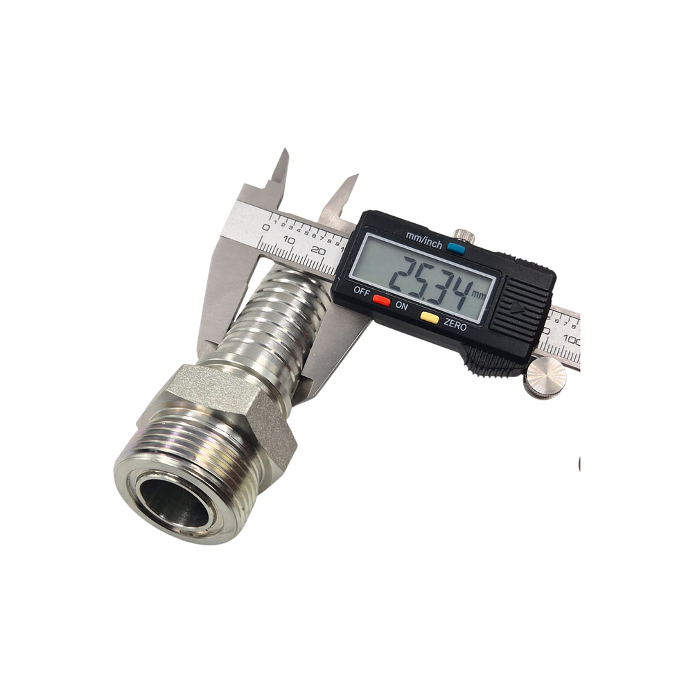 Conector Hidráulico Macho ORFS 1.7/16" pulgadas Hilo 16