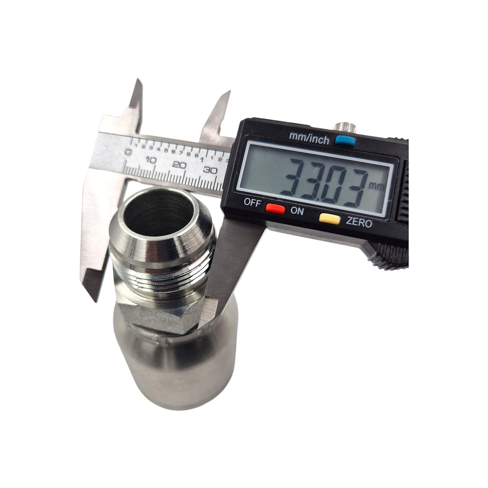 Conector Macho Jic 37 Flare One Piece 1.5/16 pulgadas hilo 12