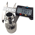 Conector Macho Jic 37 Flare One Piece 1.5/16 pulgadas hilo 12