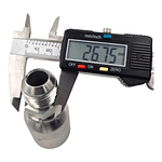 Conector Macho Jic 37 Flare One Piece 1.1/16 Pulgadas Hilo 12