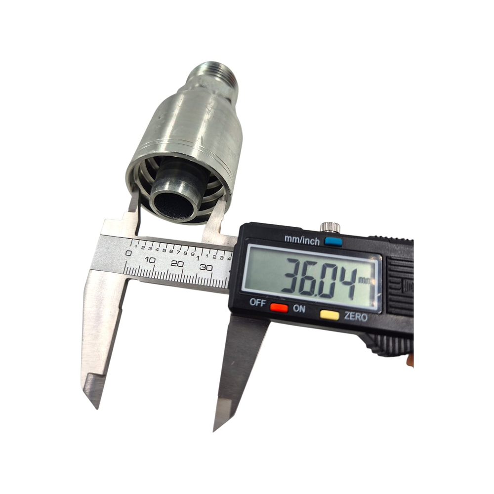 Conector Macho Jic 37 Flare One Piece 1.1/16 Pulgadas Hilo 12