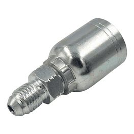 Conector Macho Jic 37 Flare One Piece 7/16 Pulgadas Hilo 20
