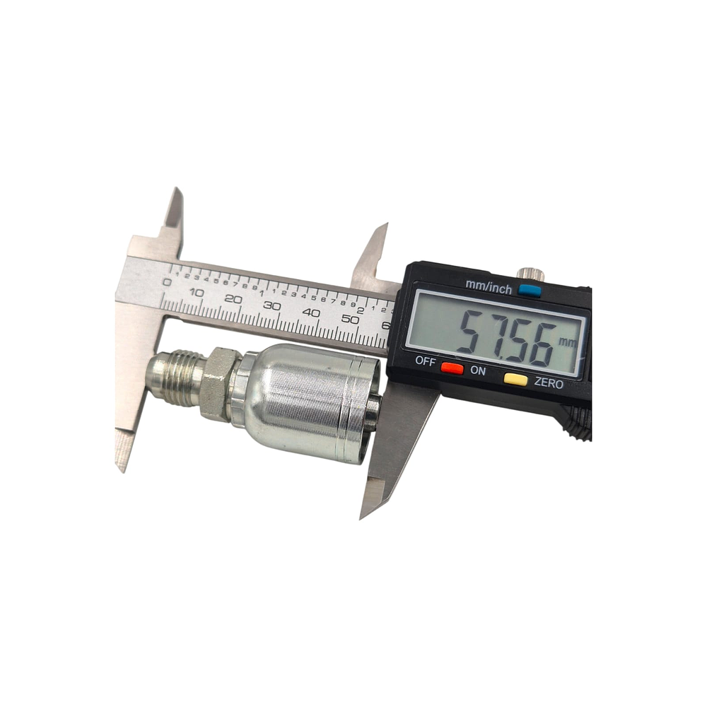 Conector Macho Jic 37 Flare One Piece 9/16 Pulgadas Hilo 18