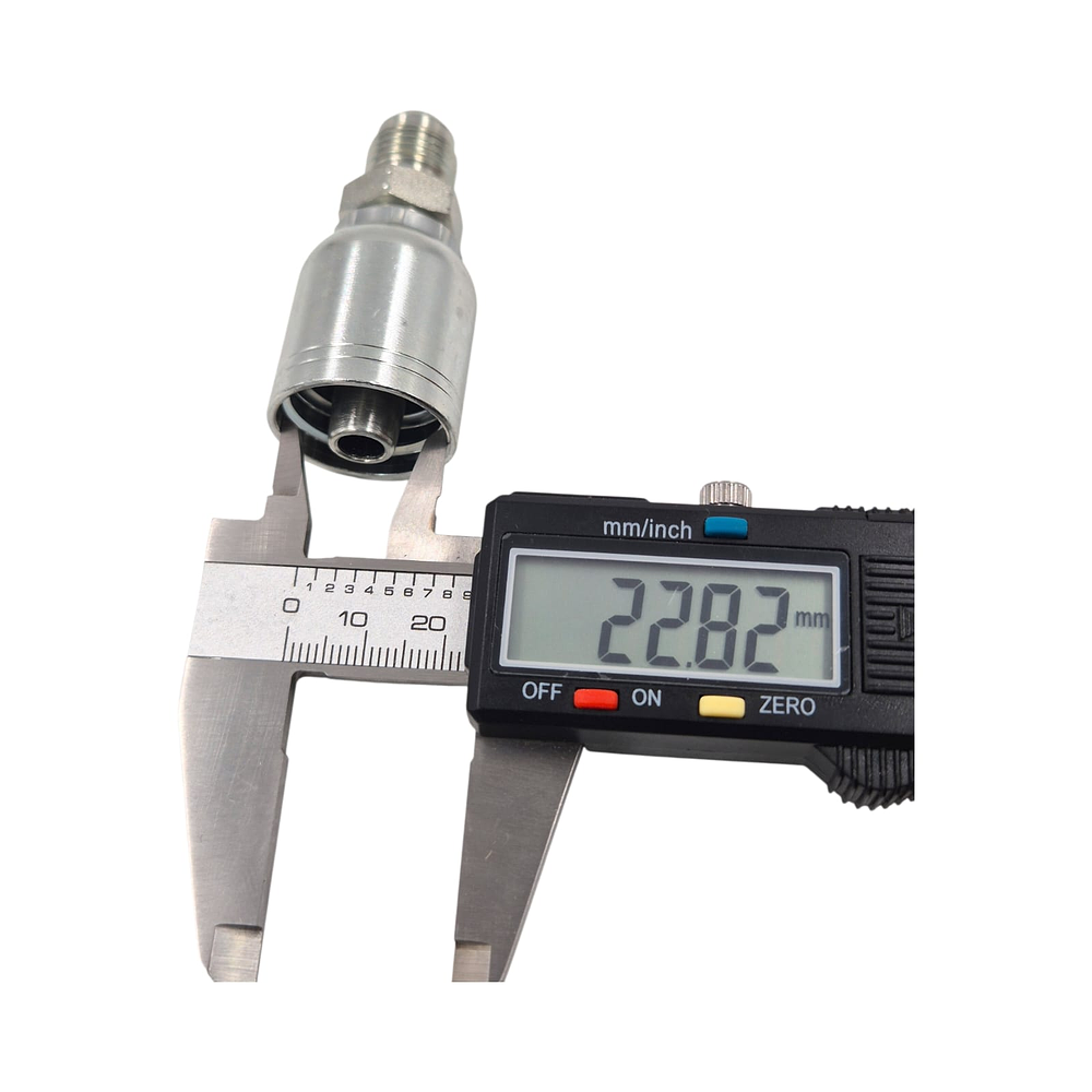 Conector Macho Jic 37 Flare One Piece 9/16 Pulgadas Hilo 18