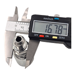 Conector Macho Jic 37 Flare One Piece 9/16 Pulgadas Hilo 18