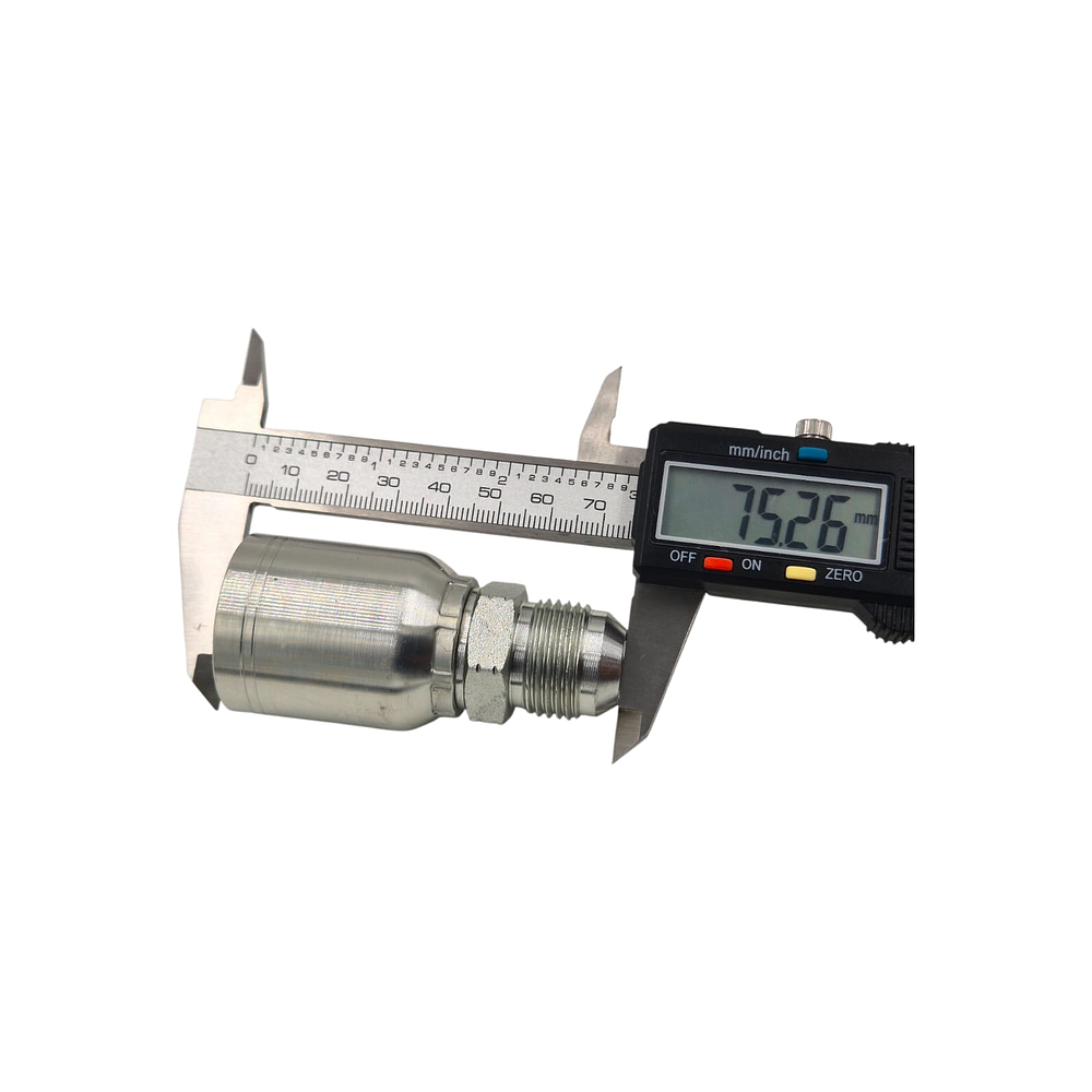 Conector Macho Jic 37 Flare One Piece 7/8 Pulgadas Hilo 14