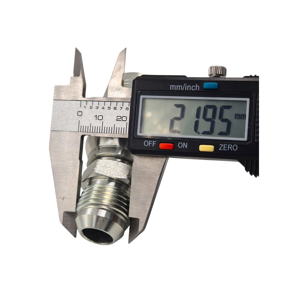 Conector Macho Jic 37 Flare One Piece 7/8 Pulgadas Hilo 14