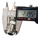 Conector Macho Jic 37 Flare One Piece 7/8 Pulgadas Hilo 14