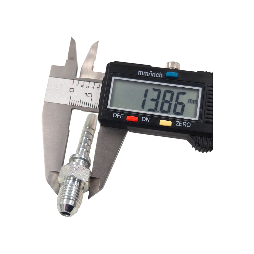 Conector Hidraulico Macho JIC 74 7/16 Hilo 20