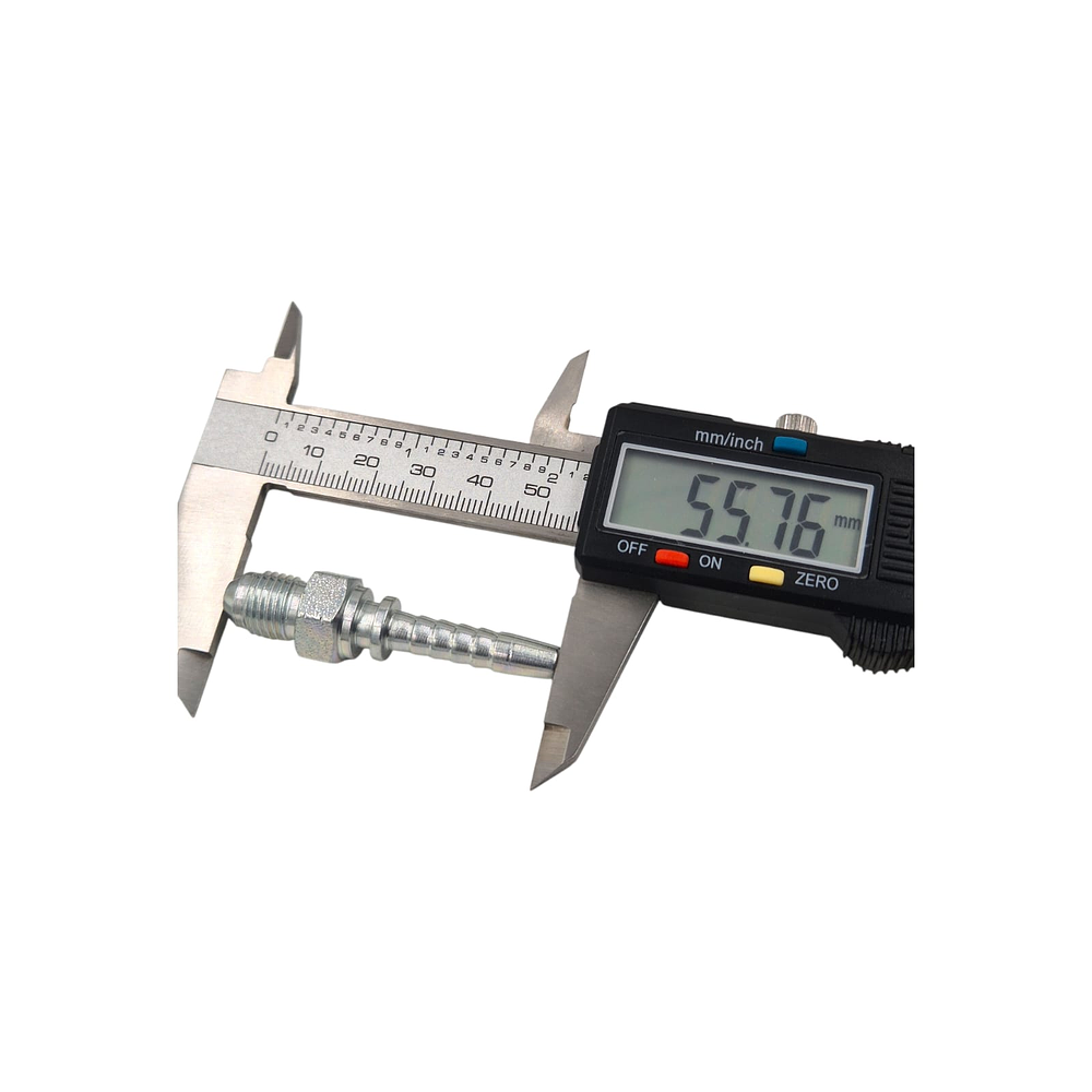 Conector Hidraulico Macho JIC 74 7/16 Hilo 20