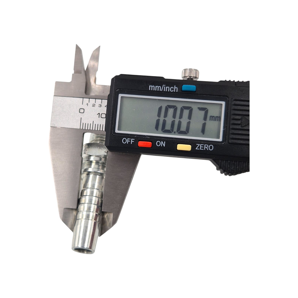 Conector Hidraulico Macho JIC 74 7/16 Hilo 20 10MM