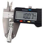 Conector Hidraulico Macho JIC 74 7/16 Hilo 20 10MM