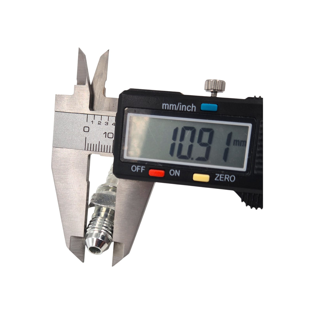 Conector Hidraulico Macho JIC 74 7/16 Hilo 20 10MM