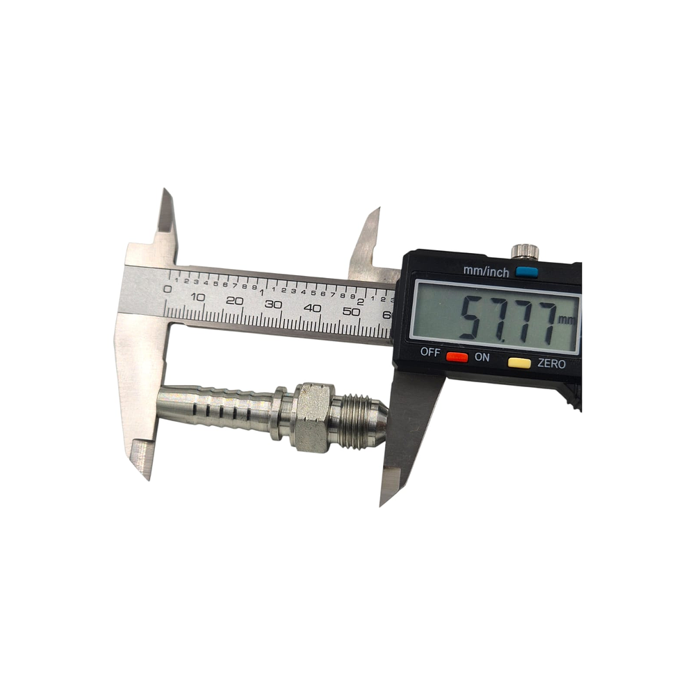 Conector Hidráulico Macho JIC 74 9/16 Hilo 18