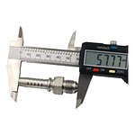 Conector Hidráulico Macho JIC 74 9/16 Hilo 18