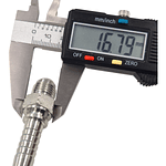 Conector Hidráulico Macho JIC 74 9/16 Hilo 18