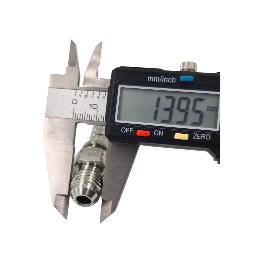 Conector Hidráulico Macho JIC 74 9/16 Hilo 18