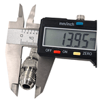 Conector Hidráulico Macho JIC 74 9/16 Hilo 18