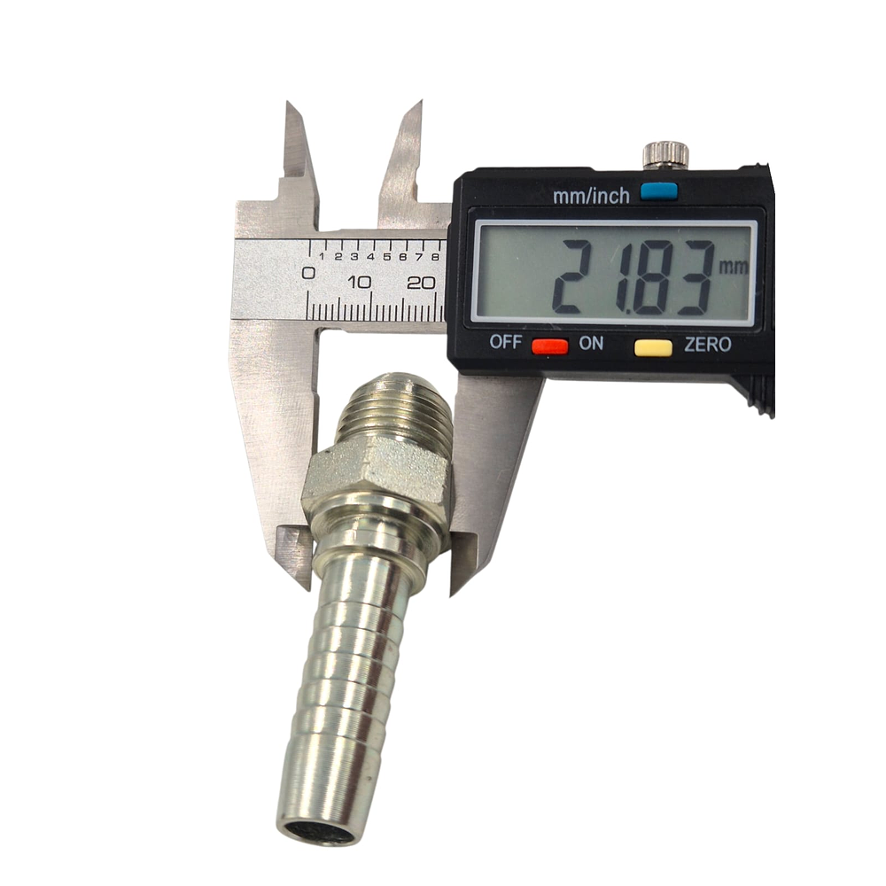 Conector Hidráulico Macho JIC 74 3/4 Hilo 16