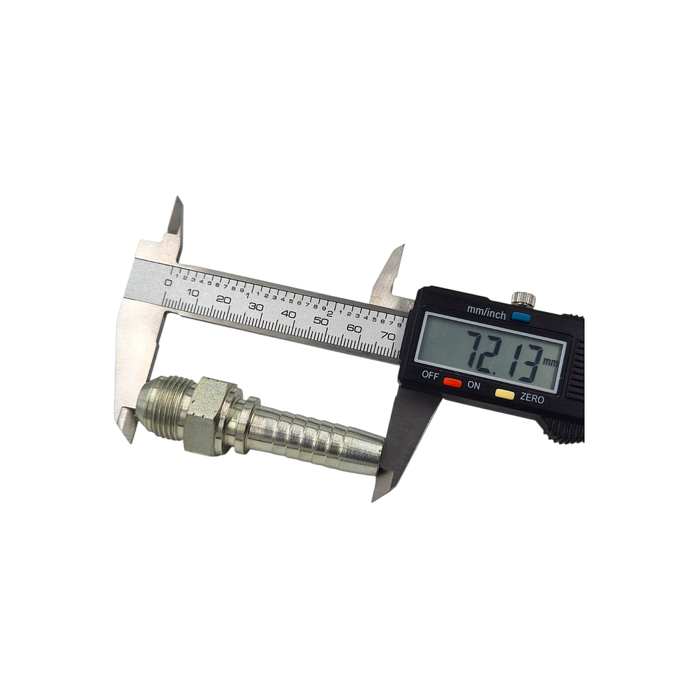 Conector Hidráulico Macho JIC 74 3/4 Hilo 16