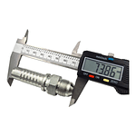 Conector Hidráulico Macho JIC 74 3/4 Hilo 16 16mm