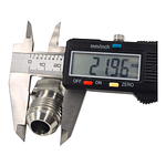 Conector Hidráulico Macho JIC 74 7/8 Hilo 14 