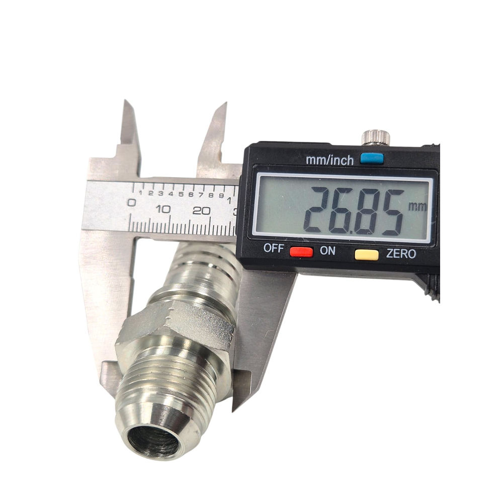Conector Hidráulico Macho JIC 74 7/8 Hilo 14 