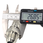 Conector Hidráulico Macho JIC 74 7/8 Hilo 14 