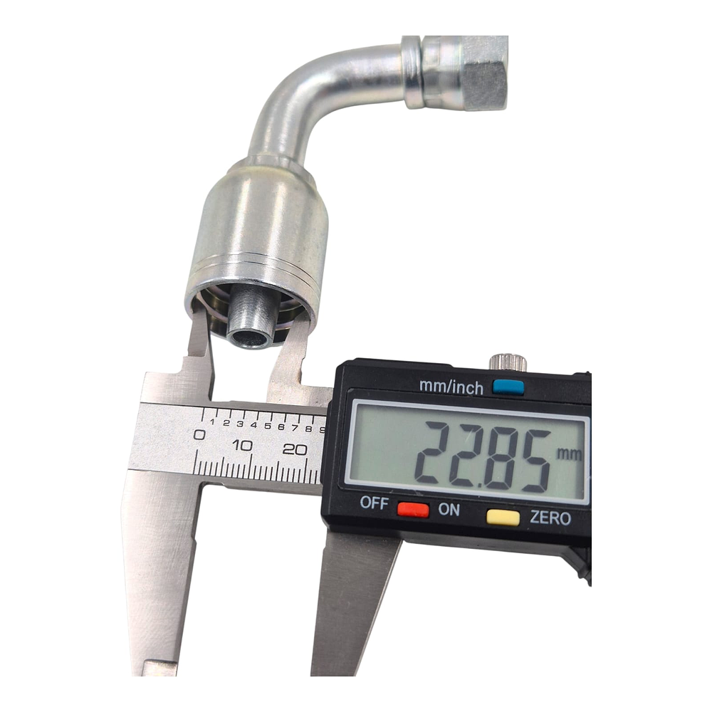 Conector Hidraulico Hembra 9/16 Jic Codo 90 Grados Giratoria