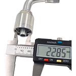 Conector Hidraulico Hembra 9/16 Jic Codo 90 Grados Giratoria