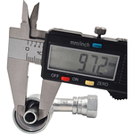Conector Hidraulico Hembra 9/16 Jic Codo 90 Grados Giratoria