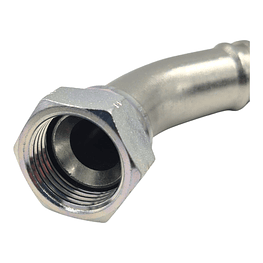 Conector Hidráulico Hembra Jic 3/4 x 16 45 Grados 