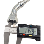 Conector Hidráulico Hembra Jic 3/4 x 16 45 Grados 