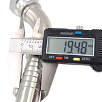 Conector Hidráulico Hembra Jic 1.1/16 x 12 45 Grados 