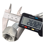 Conector Hidráulico Hembra ORFS 13/16 x 16 45 grados