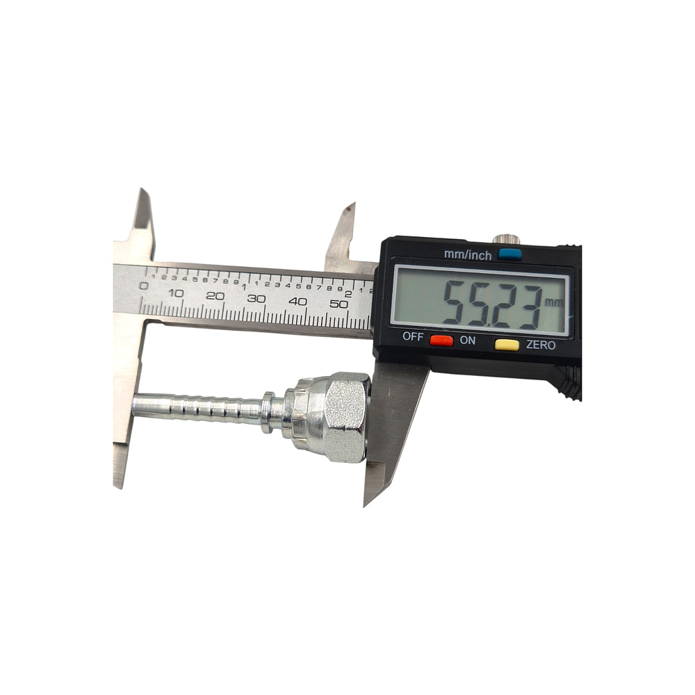 Conector Hidráulico 1/4" x 19 Hembra Giratoria Recta  BSP 60 grados