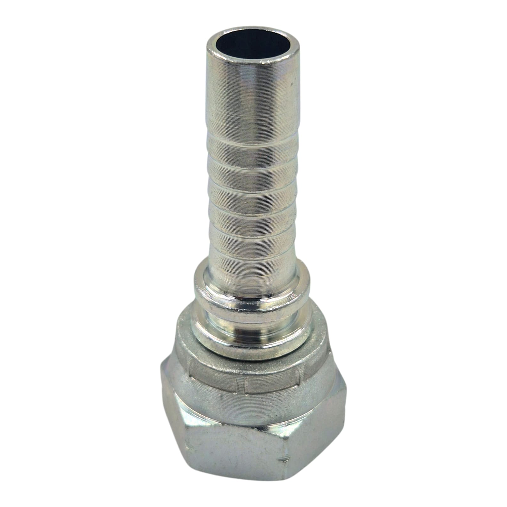 Conector Hidráulico 1/2" x 14 Hembra Giratoria Recta BSP 60 grados