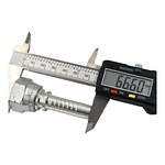 Conector Hidráulico 1/2" x 14 Hembra Giratoria Recta BSP 60 grados