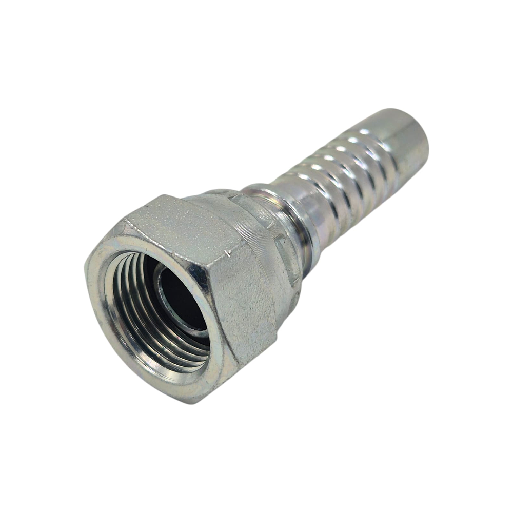 Conector Hidráulico 5/8" x 14 Hembra Giratoria Recta BSP 60 grados