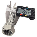 Conector Hidráulico 3/4" x 14 Hembra Giratoria Recta BSP 60 grados