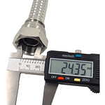 Conector Hidráulico 3/4" x 14 Hembra Giratoria Recta BSP 60 grados