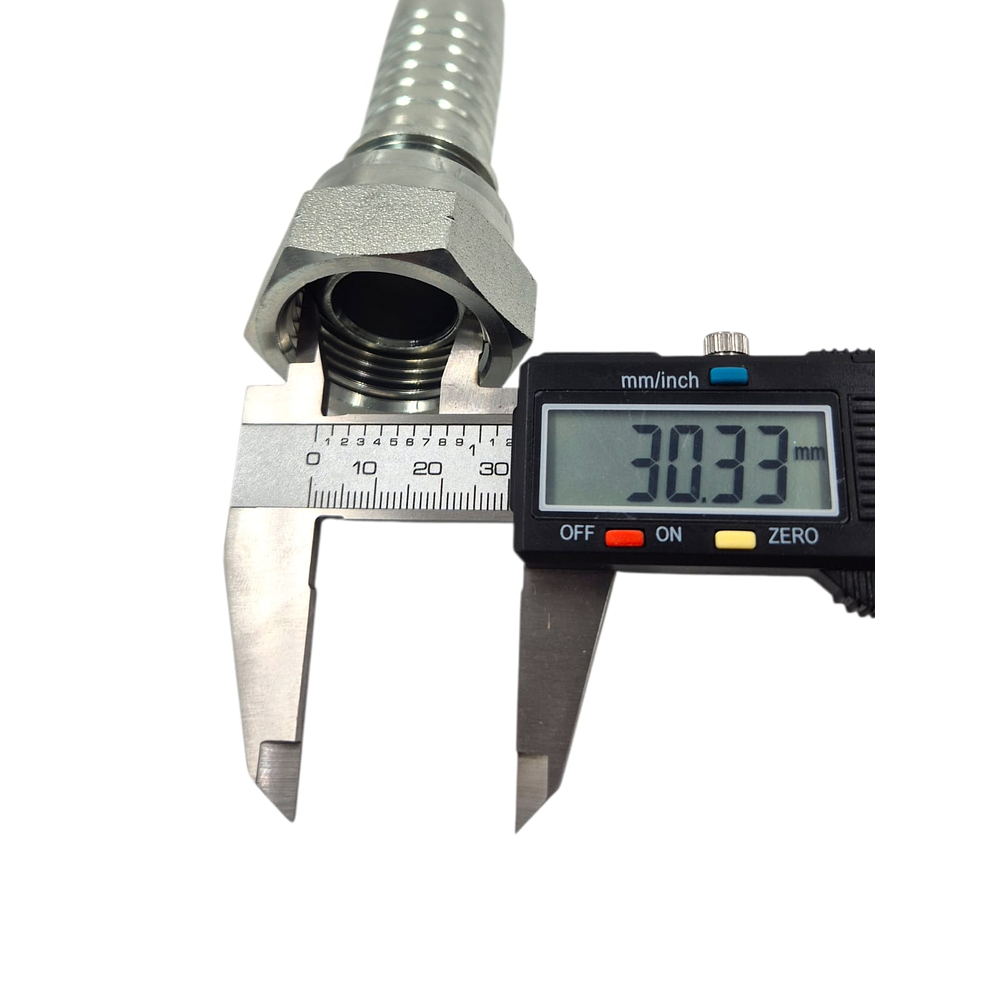 Conector Hidráulico 1" x 11 Hembra Giratoria Recta BSP 60 grados