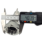 Conector Hidráulico 1" x 11 Hembra Giratoria Recta BSP 60 grados